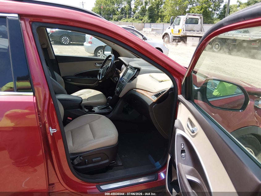 2013 Hyundai Santa fe VIN KM8SNDHFXDU012807 IAAI salvage auction — FRONT & REAR, Salvage - Dealer Only (Ohio), sold $1,300 on 2026-07-30 (photo 5)