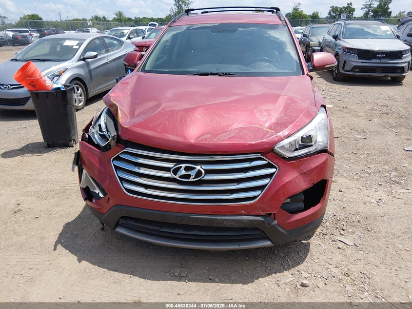 2013 Hyundai Santa fe VIN KM8SNDHFXDU012807 IAAI salvage auction — FRONT & REAR, Salvage - Dealer Only (Ohio), sold $1,300 on 2026-07-30 (photo 6)