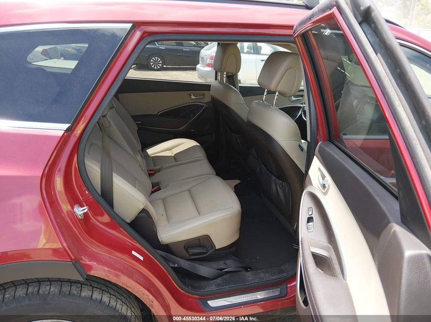 2013 Hyundai Santa fe VIN KM8SNDHFXDU012807 IAAI salvage auction — FRONT & REAR, Salvage - Dealer Only (Ohio), sold $1,300 on 2026-07-30 (photo 8)
