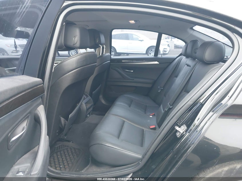 2011 BMW 5 series VIN WBAFR1C59BC748077 IAAI salvage auction — RIGHT REAR, Salvage Certificate (California), sold $975 on 2026-07-31 (photo 8)