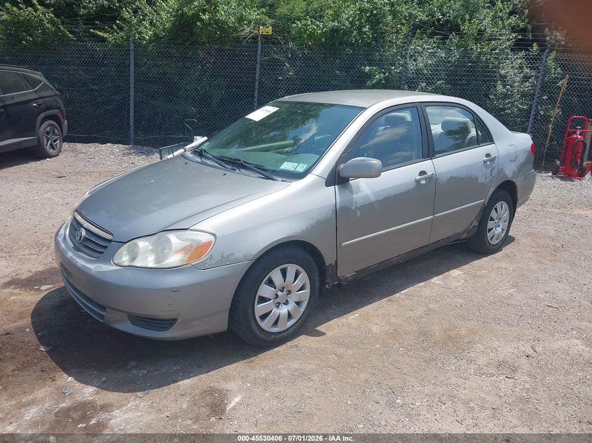 2003 Toyota Corolla VIN JTDBR32E932013296 IAAI salvage auction — NORMAL WEAR, Clear (New York), sold $900 on 2026-07-17 (photo 2)