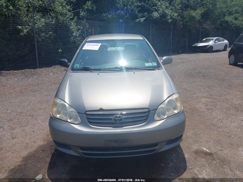 2003 Toyota Corolla VIN JTDBR32E932013296 IAAI salvage auction — NORMAL WEAR, Clear (New York), sold $900 on 2026-07-17 (photo 6)
