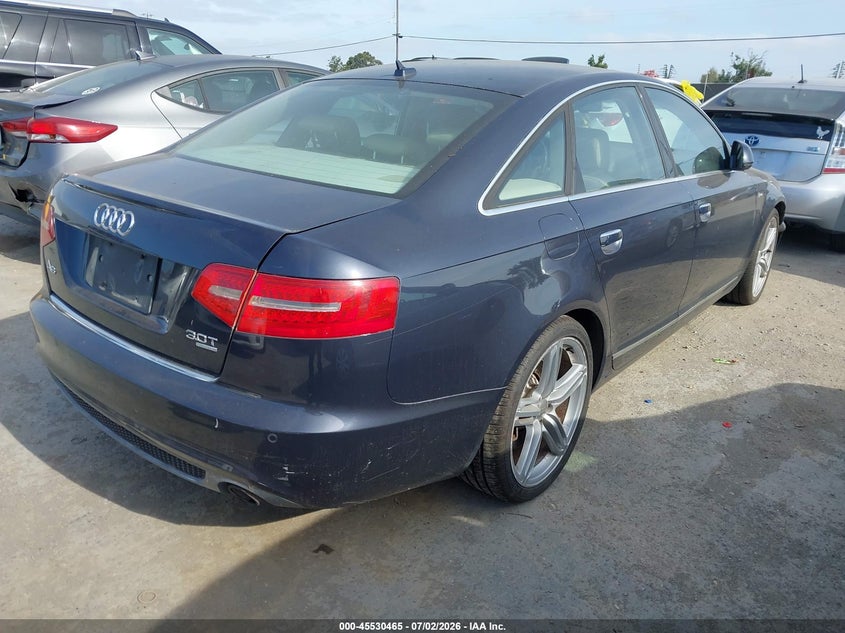 2011 Audi A6 VIN WAUKGAFB8BN033639 IAAI salvage auction — NORMAL WEAR, Clear - Dealer Only (California), sold $350 on 2026-07-09 (photo 4)