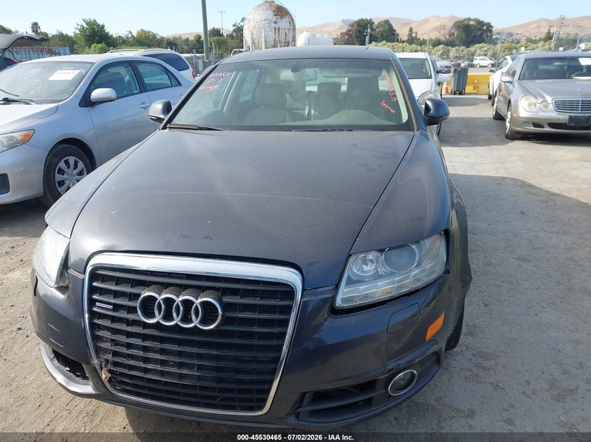 2011 Audi A6 VIN WAUKGAFB8BN033639 IAAI salvage auction — NORMAL WEAR, Clear - Dealer Only (California), sold $350 on 2026-07-09 (photo 6)