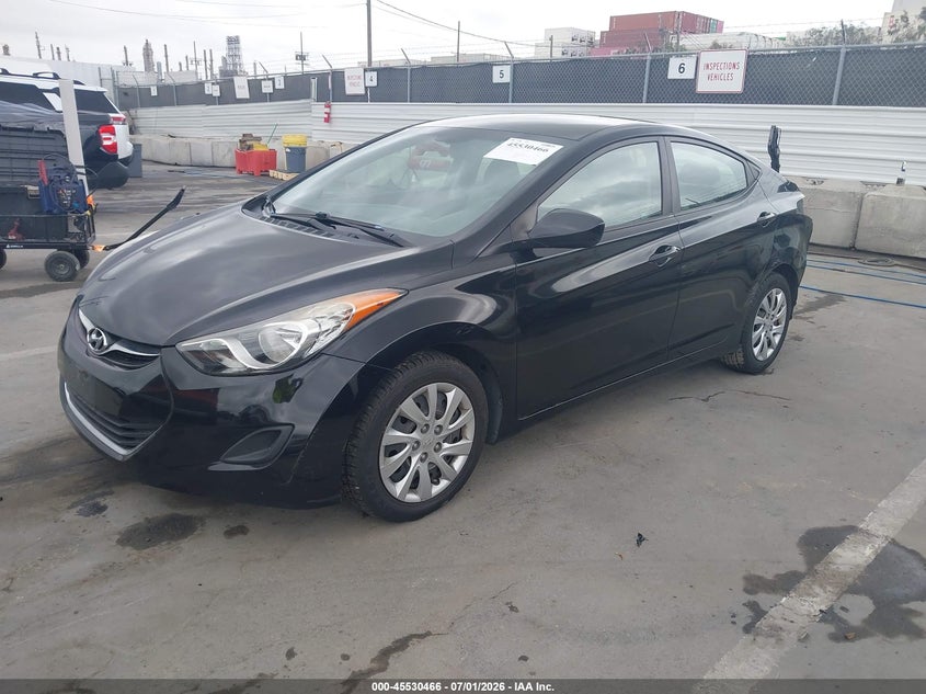 2012 Hyundai Elantra VIN KMHDH4AE6CU268152 IAAI salvage auction — REAR END, Salvage (California), sold $1,450 on 2026-07-23 (photo 2)