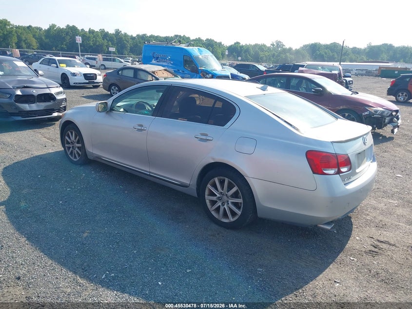 2007 Lexus Gs 350 VIN JTHCE96S270003082 IAAI salvage auction — NORMAL WEAR, Clear (Delaware), sold $225 on 2026-07-27 (photo 3)