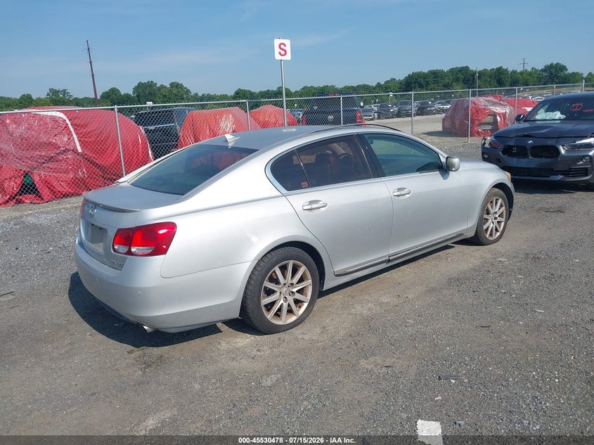 2007 Lexus Gs 350 VIN JTHCE96S270003082 IAAI salvage auction — NORMAL WEAR, Clear (Delaware), sold $225 on 2026-07-27 (photo 4)