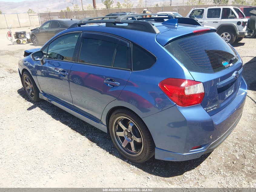 2016 Subaru Impreza VIN JF1GPAU62G8216299 IAAI salvage auction — FRONT END, Salvage (Nevada), sold $750 on 2026-07-24 (photo 3)