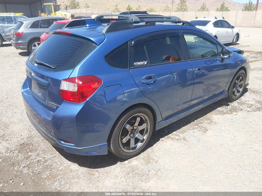 2016 Subaru Impreza VIN JF1GPAU62G8216299 IAAI salvage auction — FRONT END, Salvage (Nevada), sold $750 on 2026-07-24 (photo 4)