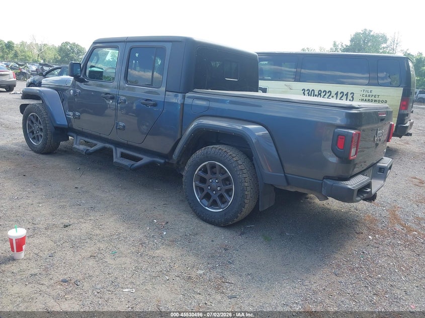 2021 Jeep Gladiator VIN 1C6HJTFG5ML617041 IAAI salvage auction — SIDE, Salvage Title, sold $13,000 on 2026-09-02 (photo 3)