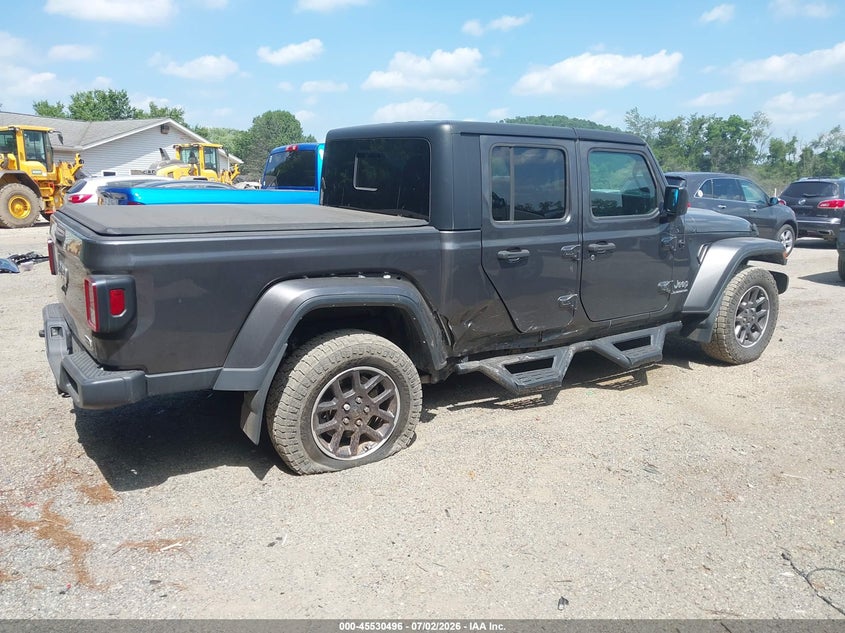 2021 Jeep Gladiator VIN 1C6HJTFG5ML617041 IAAI salvage auction — SIDE, Salvage Title, sold $13,000 on 2026-09-02 (photo 4)