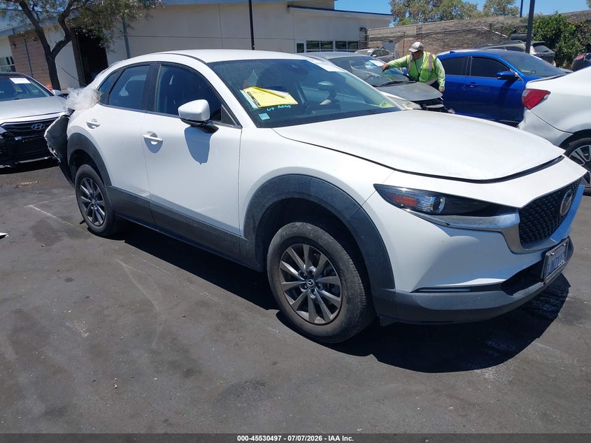 2023 Mazda Cx-30 VIN 3MVDMBAMXPM575392 IAAI salvage auction — LEFT REAR, Salvage Certificate (California), sold $4,050 on 2026-07-31 (photo 1)