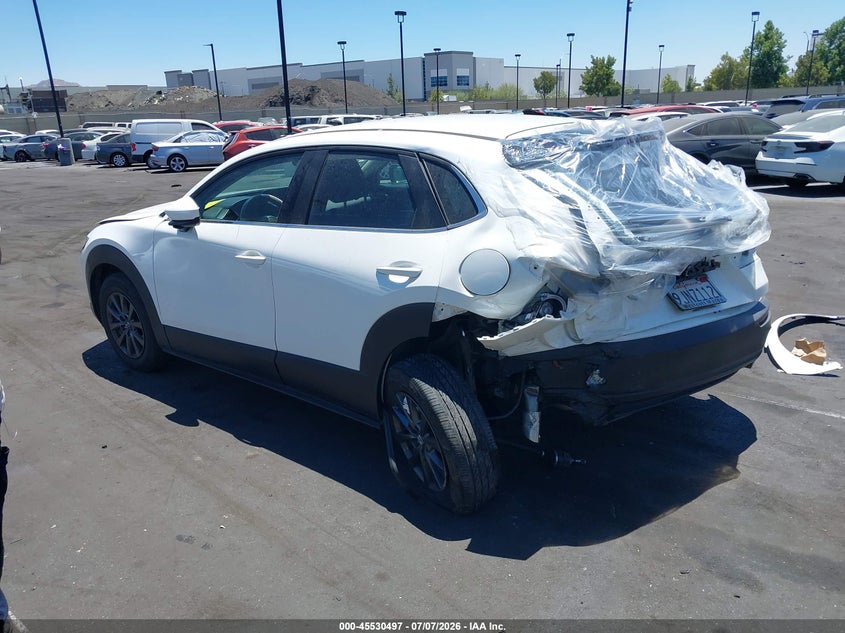 2023 Mazda Cx-30 VIN 3MVDMBAMXPM575392 IAAI salvage auction — LEFT REAR, Salvage Certificate (California), sold $4,050 on 2026-07-31 (photo 3)