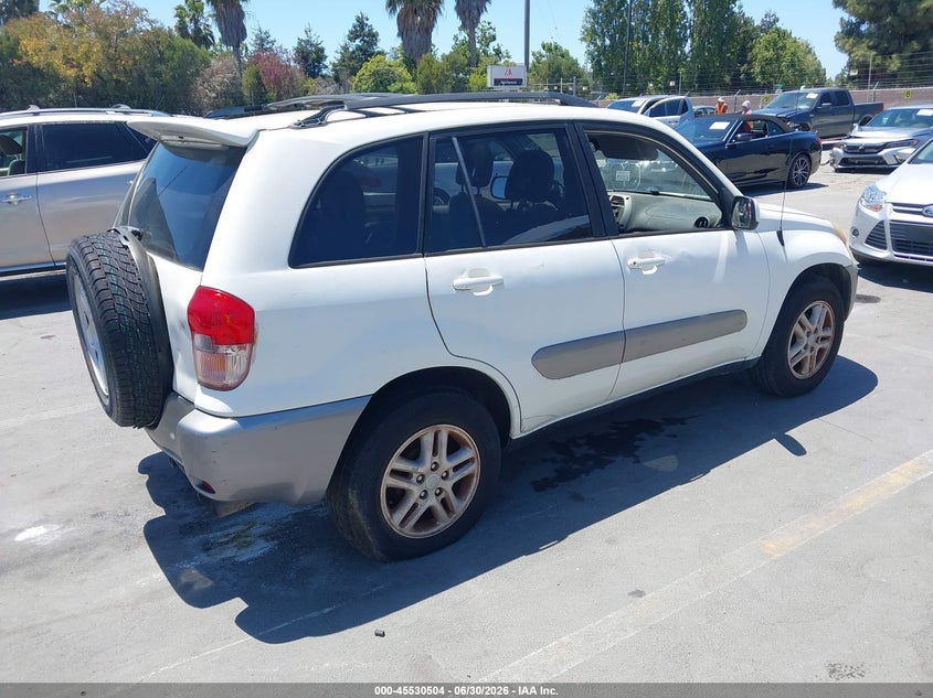 2001 Toyota Rav4 VIN JTEGH20V810024526 IAAI salvage auction — NORMAL WEAR, Clear - Dealer Only (California), sold $875 on 2026-07-29 (photo 4)