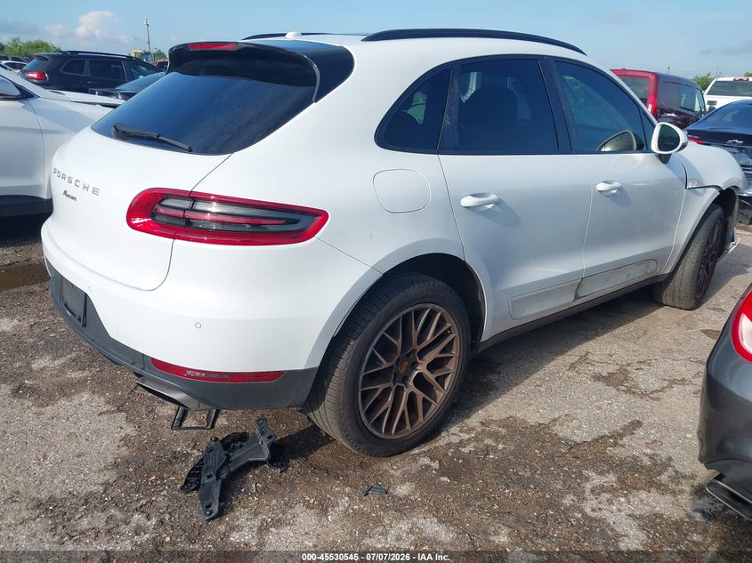 2018 Porsche Macan VIN WP1AA2A58JLB03723 IAAI salvage auction — FRONT END, Salvage Title, sold $7,300 on 2026-08-01 (photo 4)