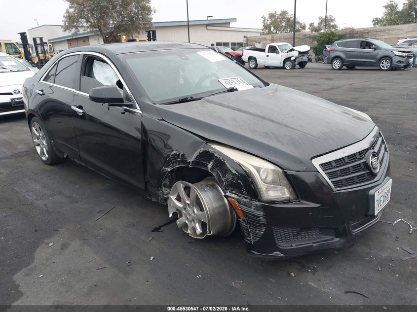 2014 Cadillac Ats VIN 1G6AB5RX9E0107196 IAAI salvage auction — LEFT & RIGHT, Salvage Certificate (California), sold $425 on 2026-07-24 (photo 1)