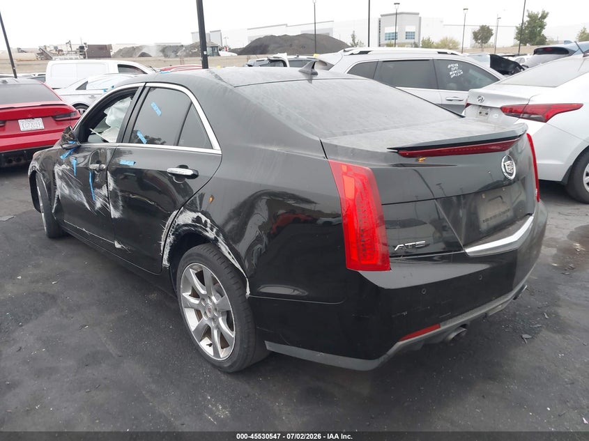 2014 Cadillac Ats VIN 1G6AB5RX9E0107196 IAAI salvage auction — LEFT & RIGHT, Salvage Certificate (California), sold $425 on 2026-07-24 (photo 3)