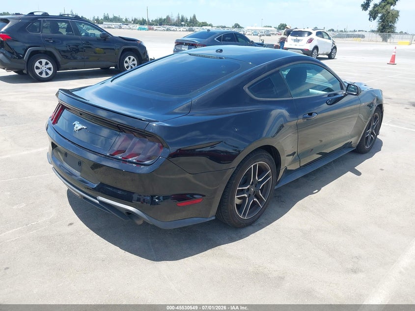 2018 Ford Mustang VIN 1FA6P8THXJ5112398 IAAI salvage auction — RIGHT FRONT, Salvage Title, sold $4,200 on 2026-07-10 (photo 4)