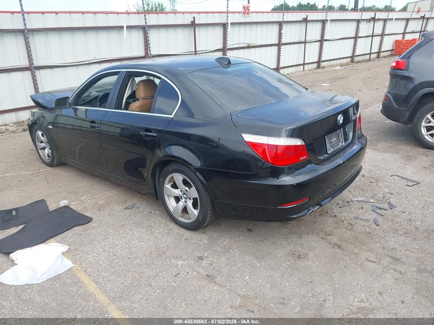 2008 BMW 5 series VIN WBANU53528CT08504 IAAI salvage auction — FRONT END, Salvage (Texas), sold $325 on 2026-07-22 (photo 3)