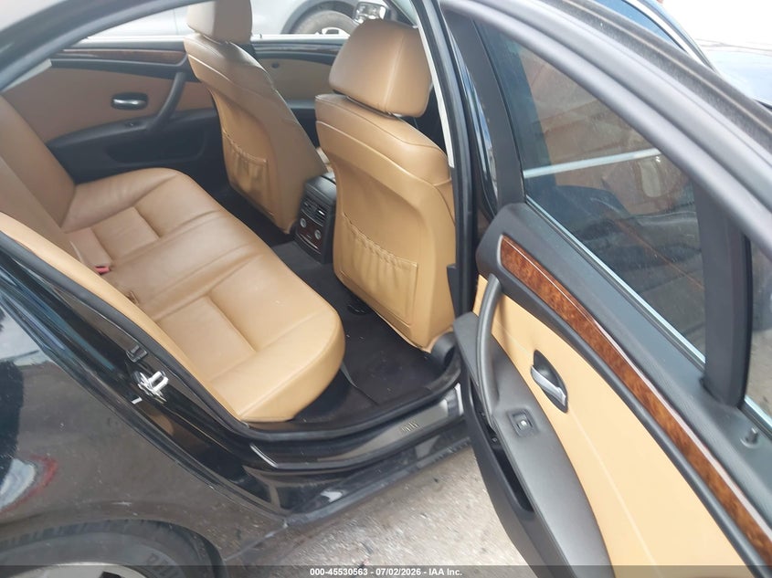 2008 BMW 5 series VIN WBANU53528CT08504 IAAI salvage auction — FRONT END, Salvage (Texas), sold $325 on 2026-07-22 (photo 8)