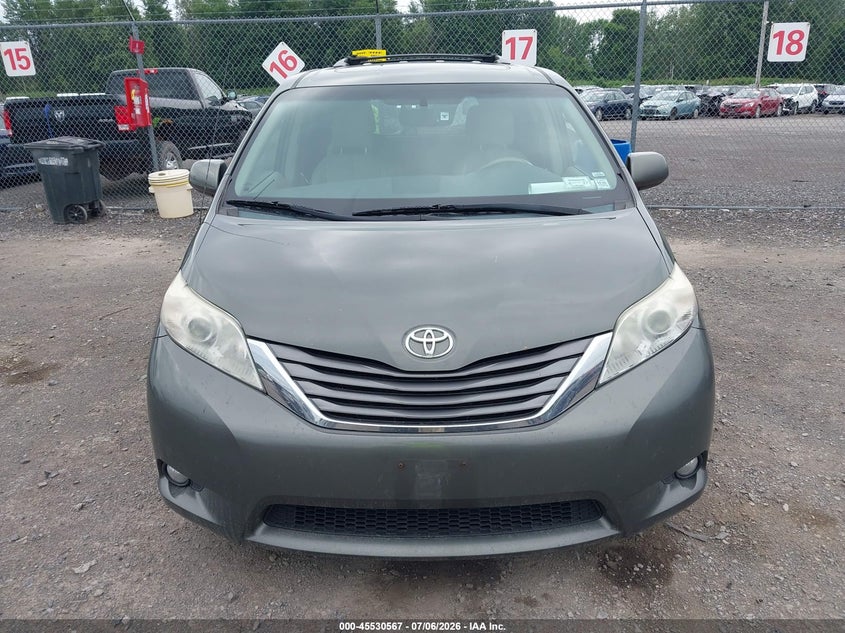2012 Toyota Sienna VIN 5TDYK3DC3CS249672 IAAI salvage auction — NORMAL WEAR, Clear (New York), sold $2,125 on 2026-07-09 (photo 6)