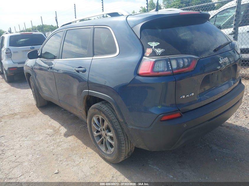 2019 Jeep Cherokee VIN 1C4PJMLB9KD455361 IAAI salvage auction — REAR END, Salvage (Oklahoma), sold $1,200 on 2026-08-31 (photo 3)