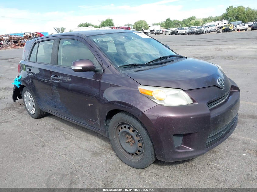 2012 Scion Xd VIN JTKKU4B4XC1024611 IAAI salvage auction — REAR END, Salvage Title, sold $725 on 2026-07-23 (photo 1)
