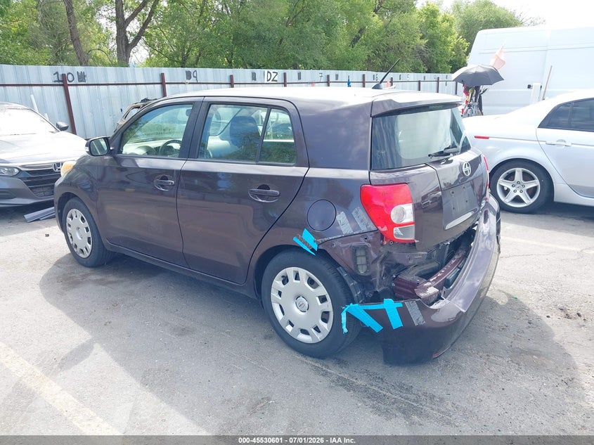 2012 Scion Xd VIN JTKKU4B4XC1024611 IAAI salvage auction — REAR END, Salvage Title, sold $725 on 2026-07-23 (photo 3)