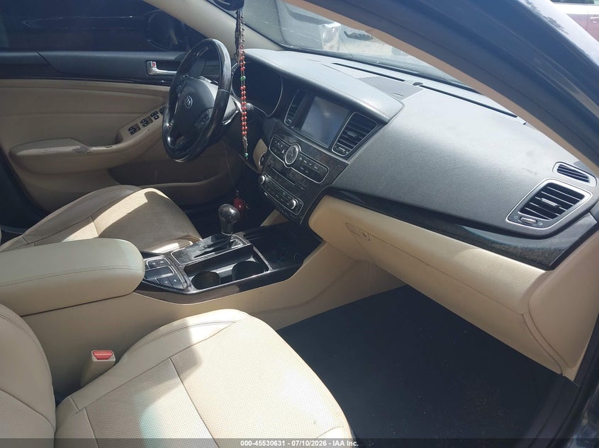 2014 Kia Cadenza VIN KNALN4D74E5153436 IAAI salvage auction — FRONT END, Salvage (Rhode Island), sold $725 on 2026-08-01 (photo 5)