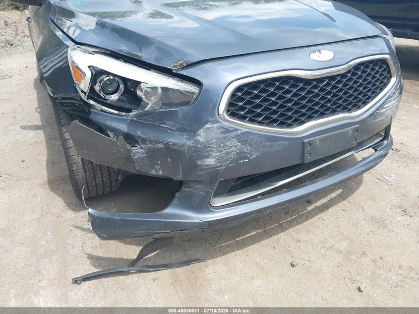 2014 Kia Cadenza VIN KNALN4D74E5153436 IAAI salvage auction — FRONT END, Salvage (Rhode Island), sold $725 on 2026-08-01 (photo 6)