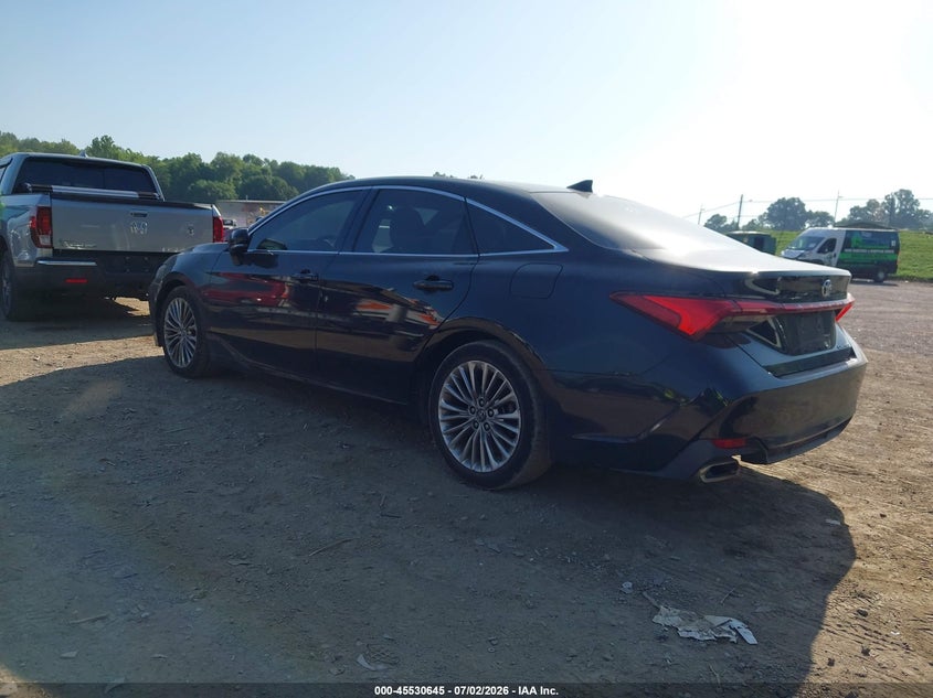 2019 Toyota Avalon VIN 4T1BZ1FB3KU019923 IAAI salvage auction — WATER/FLOOD, Salvage (Tennessee), sold $8,500 on 2026-07-29 (photo 3)