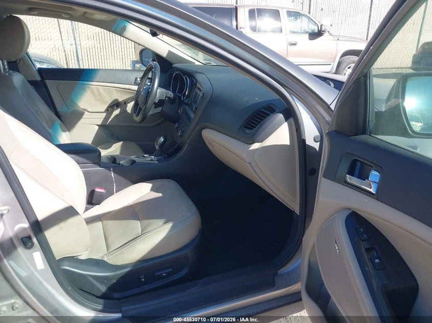 2013 Kia Optima VIN 5XXGN4A79DG207168 IAAI salvage auction — NORMAL WEAR, Clear-Dealer Only (Texas), sold $100 on 2026-07-24 (photo 5)