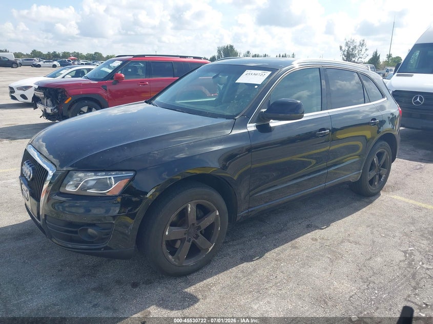 2010 Audi Q5 VIN WA1LKAFP4AA100044 IAAI salvage auction — FRONT END, Clear (Florida), sold $375 on 2026-07-23 (photo 2)
