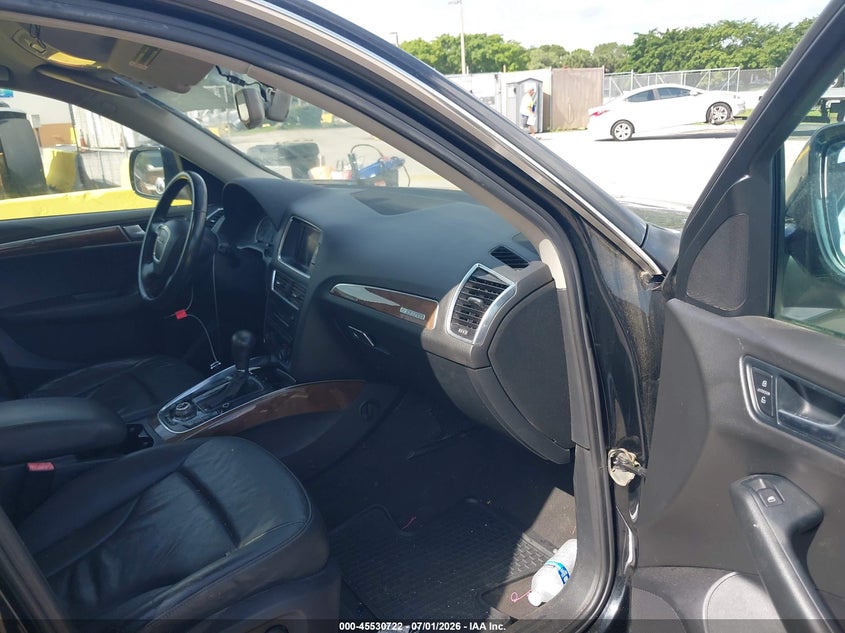 2010 Audi Q5 VIN WA1LKAFP4AA100044 IAAI salvage auction — FRONT END, Clear (Florida), sold $375 on 2026-07-23 (photo 5)