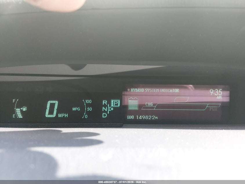 2010 Toyota Prius VIN JTDKN3DU6A0160748 IAAI salvage auction — NORMAL WEAR, Clear - Public Restricted (Oregon), sold $3,800 on 2026-07-06 (photo 7)