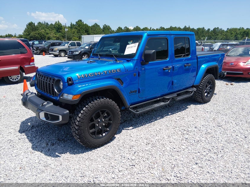 2024 Jeep Gladiator VIN 1C6HJTAG2RL132208 IAAI salvage auction — LEFT REAR, Salvage (Alabama), sold $19,100 on 2026-07-30 (photo 2)