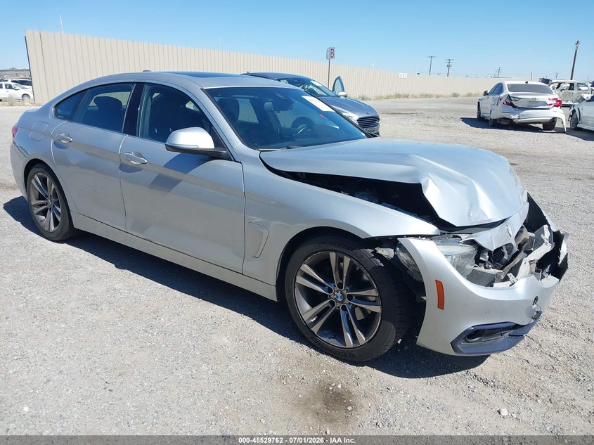 2018 BMW 4er VIN WBA4J1C57JBG78262 IAAI salvage auction — FRONT END, Salvage (California), sold $4,400 on 2026-07-16 (photo 1)
