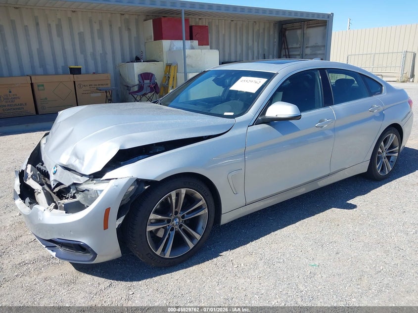 2018 BMW 4er VIN WBA4J1C57JBG78262 IAAI salvage auction — FRONT END, Salvage (California), sold $4,400 on 2026-07-16 (photo 2)