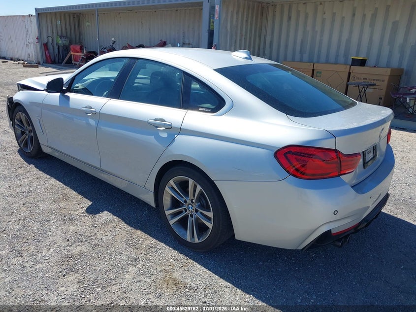 2018 BMW 4er VIN WBA4J1C57JBG78262 IAAI salvage auction — FRONT END, Salvage (California), sold $4,400 on 2026-07-16 (photo 3)