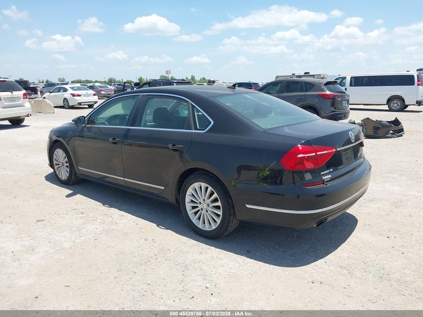 2016 Volkswagen Passat VIN 1VWBS7A35GC018665 IAAI salvage auction — NORMAL WEAR, Original (Texas), sold $1,450 on 2026-07-10 (photo 3)