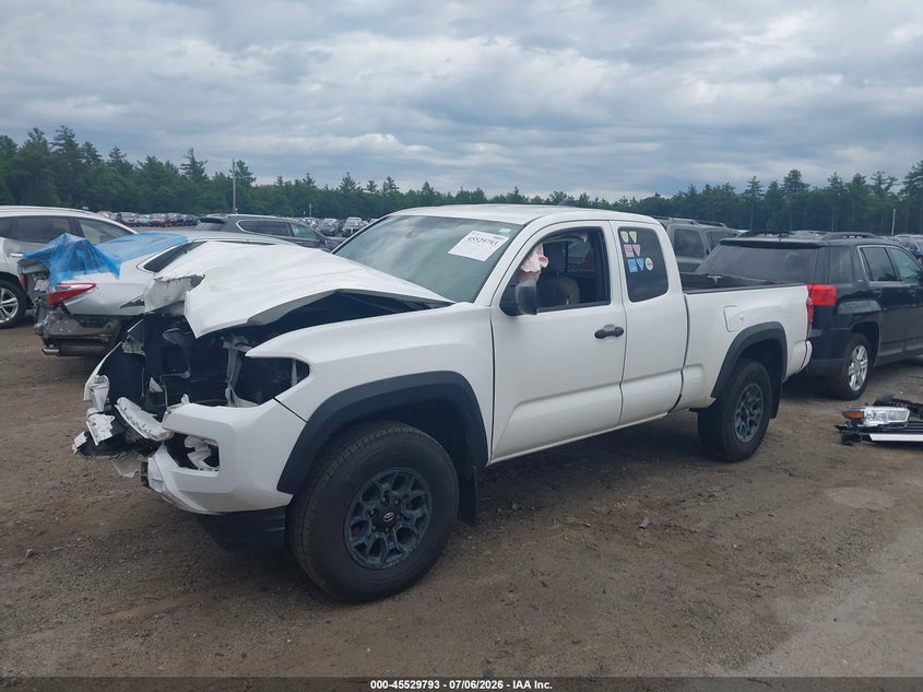 2020 Toyota Tacoma VIN 5TFSX5EN0LX071412 IAAI salvage auction — FRONT END, Salvage (Massachusetts), sold $3,300 on 2026-07-29 (photo 2)