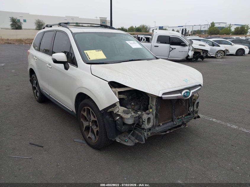 2015 Subaru Forester VIN JF2SJGUC6FH490698 IAAI salvage auction — FRONT END, Salvage Certificate (California), sold $1,550 on 2026-07-10 (photo 1)