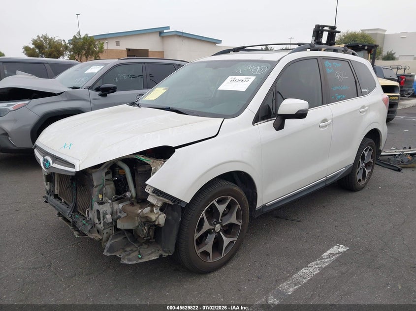 2015 Subaru Forester VIN JF2SJGUC6FH490698 IAAI salvage auction — FRONT END, Salvage Certificate (California), sold $1,550 on 2026-07-10 (photo 2)