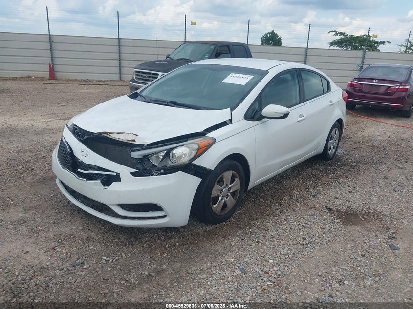 2015 Kia Forte VIN KNAFX4A65F5352452 IAAI salvage auction — FRONT END, Salvage (Alabama), sold $775 on 2026-07-28 (photo 2)
