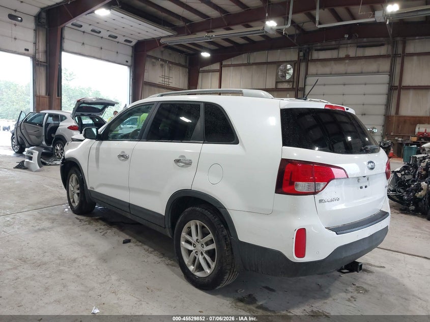 2014 Kia Sorento VIN 5XYKTCA66EG545013 IAAI salvage auction — FRONT END, Mv-907A (New York), sold $450 on 2026-07-22 (photo 3)