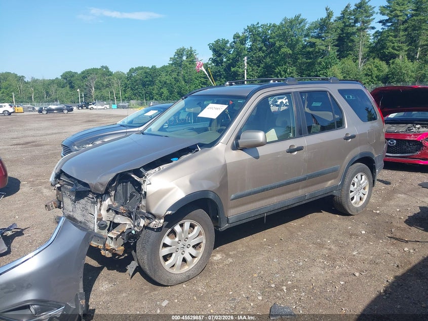 2005 Honda Cr-v VIN SHSRD78825U320713 IAAI salvage auction — FRONT & REAR, Clear (Massachusetts), sold $400 on 2026-07-17 (photo 2)