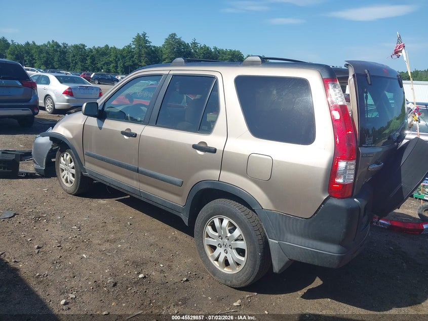 2005 Honda Cr-v VIN SHSRD78825U320713 IAAI salvage auction — FRONT & REAR, Clear (Massachusetts), sold $400 on 2026-07-17 (photo 3)