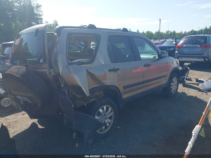 2005 Honda Cr-v VIN SHSRD78825U320713 IAAI salvage auction — FRONT & REAR, Clear (Massachusetts), sold $400 on 2026-07-17 (photo 4)