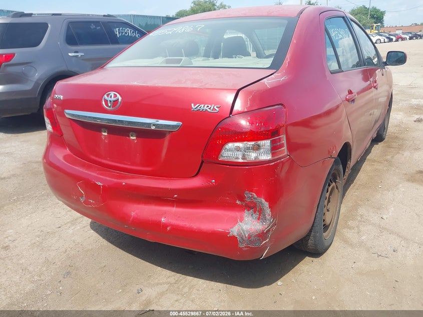 2007 Toyota Yaris VIN JTDBT923071158886 IAAI salvage auction — RIGHT REAR, Clear (Indiana), sold $25 on 2026-07-28 (photo 6)