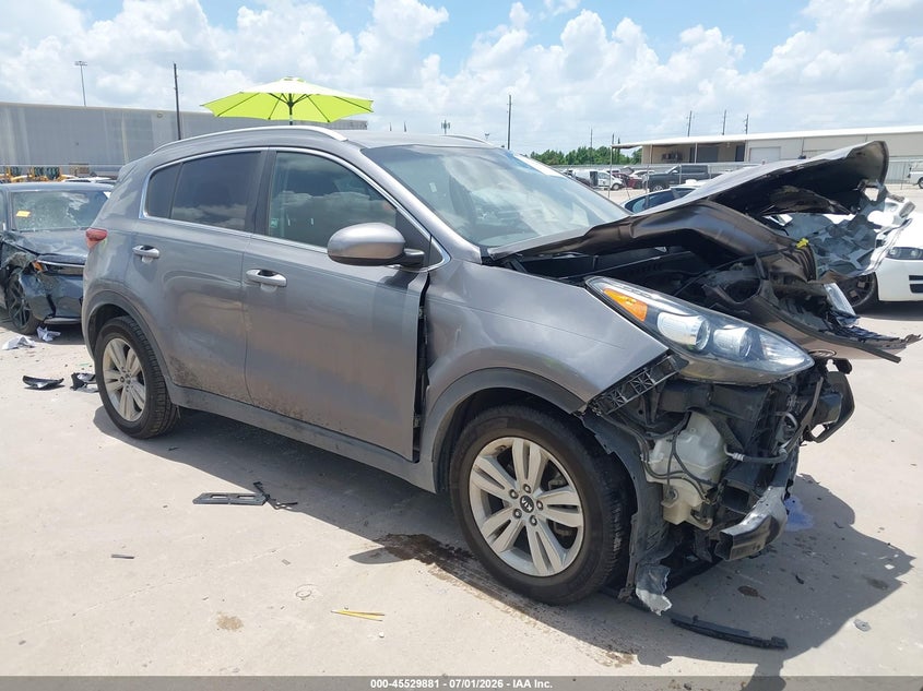 2017 Kia Sportage VIN KNDPM3AC8H7072189 IAAI salvage auction — FRONT END, Salvage (Texas), sold $1,800 on 2026-07-23 (photo 1)